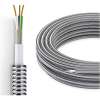 Герметичная кабельная сборка ГКС 3x1.5/15А/25м в гофрированной трубе из нержавеющей стали